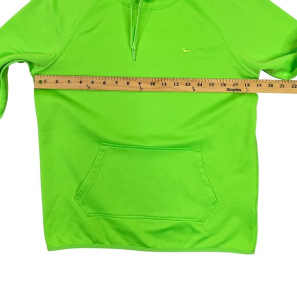 Nike Therma Fit Hoodie Womens Small S Neon Green Running Athletic 685459-380 - Picture 7 of 12